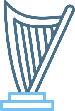 Harp Satırı İki Renk Simgesi