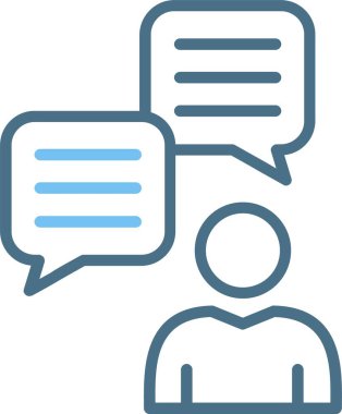 Yorumlar Satırı İki Renk Simgesi