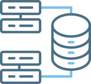 Veritabanı Satırı İki Renk Simgesi