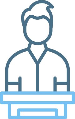 Çalışan Satırı İki Renk Simgesi