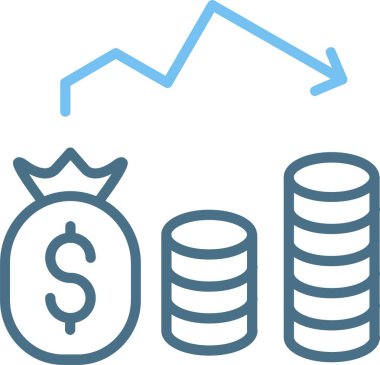 İflas Satırı İki Renk Simgesi