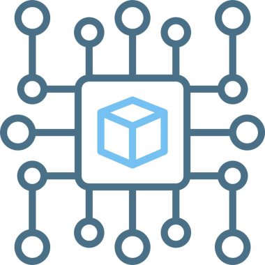 Küp Satırı İki Renk Simgesi