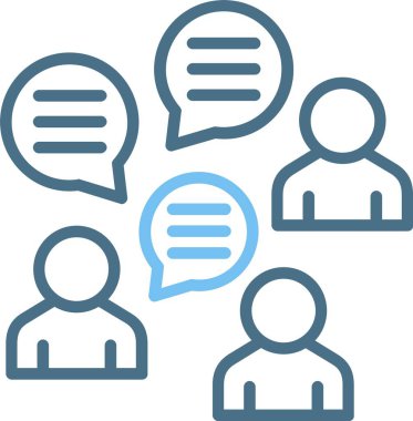 Buluşma Satırı İki Renk Simgesi