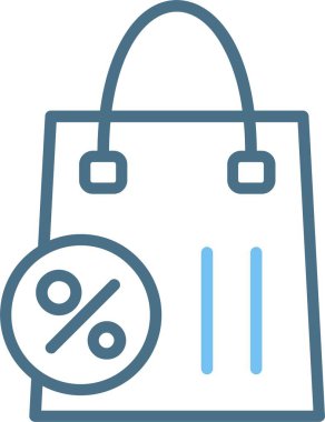 İndirim Torbası İkinci Renk Simgesi