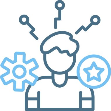 Uzman Satır İki Renk Simgesi