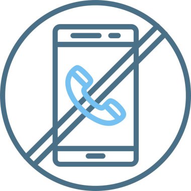 Telefon Hattı İki Renk Simgesi Yok