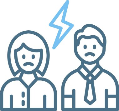 Çakışma Satırı İki Renk Simgesi