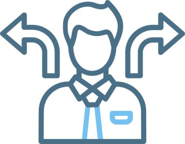 Esneklik Satırı İki Renk Simgesi