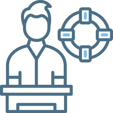 Cankurtaran Satırı İki Renk Simgesi