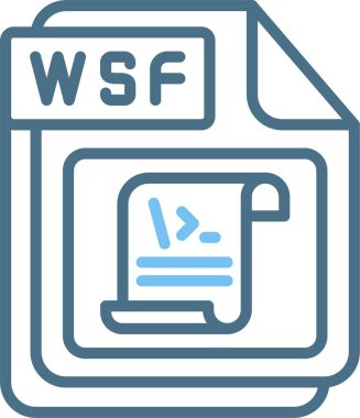 WSF Line Two Color Icon clipart