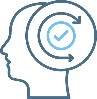 Çeviklik Satırı İki Renk Simgesi