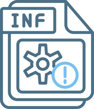 INF Satır İki Renk Simgesi