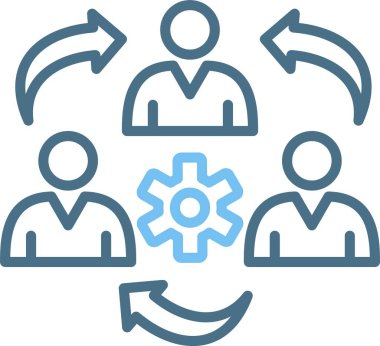 Koordinasyon Satırı İki Renk Simgesi