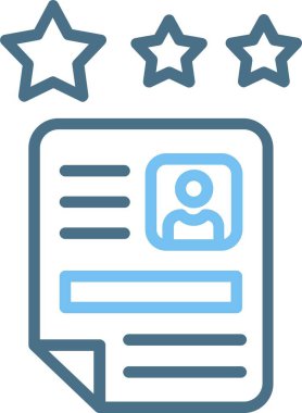 Ofis Nitelendirilmemiş Satır İki Renk Simgesi