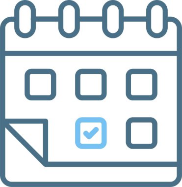 Zaman Çizelgesi İki Renk Simgesi