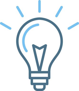 Fikir Satırı İki Renk Simgesi