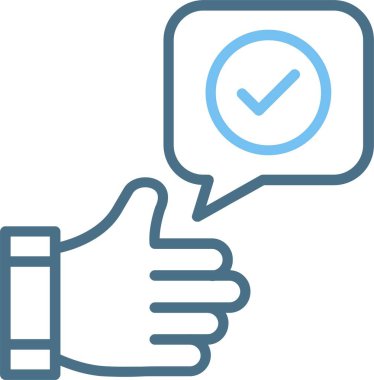 Takdir Satırı İki Renk Simgesi