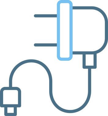 Şarj Çizgisi İki Renk Simgesi