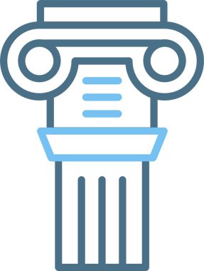 Sütun Satırı İki Renk Simgesi