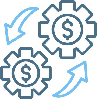 Çalıştırma Satırı İki Renk Simgesi