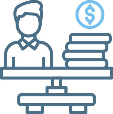 Özkaynak Satırı İki Renk Simgesi