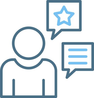 Geribildirim Satırı İki Renk Simgesi