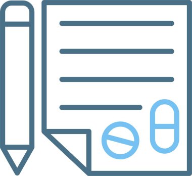 Reçete Satırı İki Renk Simgesi