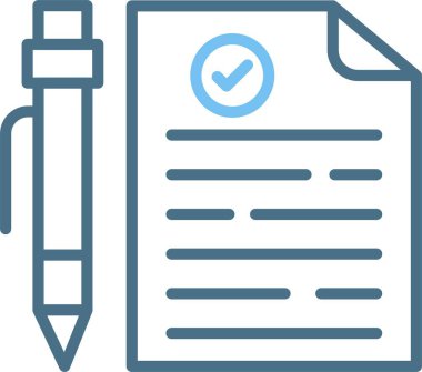 Koşullar Çizgisi İki Renk Simgesi