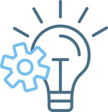 Ampul Hattı İki Renk Simgesi