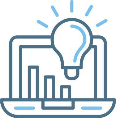 Yaratıcı Satır İki Renk Simgesi