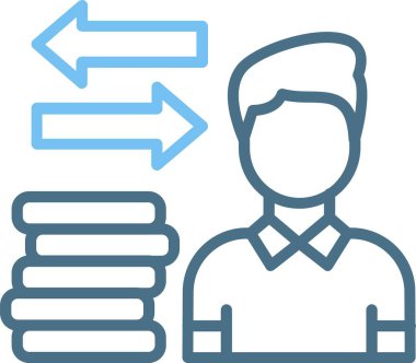 Borç Satırı İki Renk Simgesi