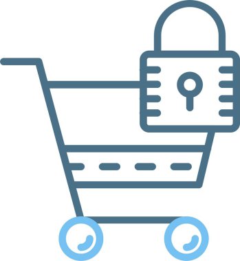 Kilitleme Satırı İki Renk Simgesi