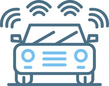 Algılayıcı Satırı İki Renk Simgesi