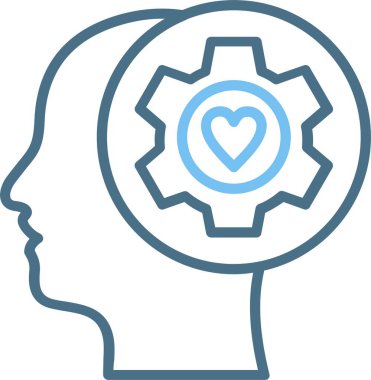 Duygusal Zeka Satırı İki Renk Simgesi