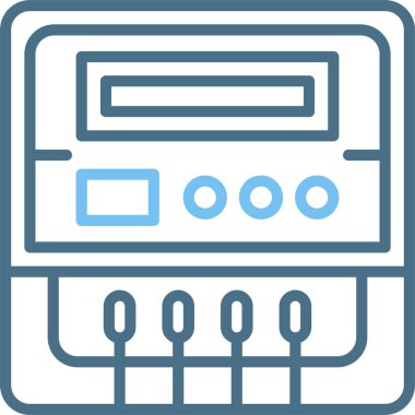 Metre Satırı İki Renk Simgesi