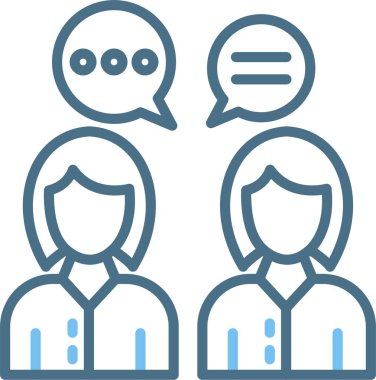 Buluşma Satırı İki Renk Simgesi