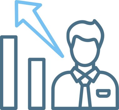 Terfi Satırı İki Renk Simgesi