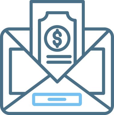 Maaş Satırı İki Renk Simgesi