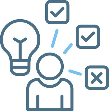 Yetenek Satırı İki Renk Simgesi