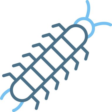 Kırkayak Çizgisi İki Renk Simgesi