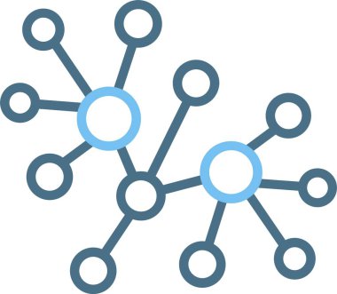 Bağlantı Satırı İki Renk Simgesi