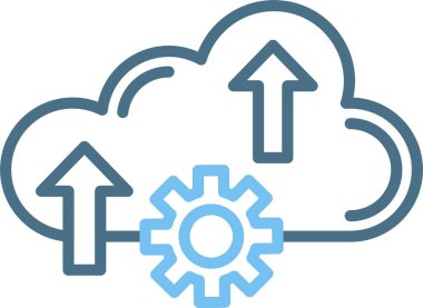 Göç Çizgisi İki Renk Simgesi