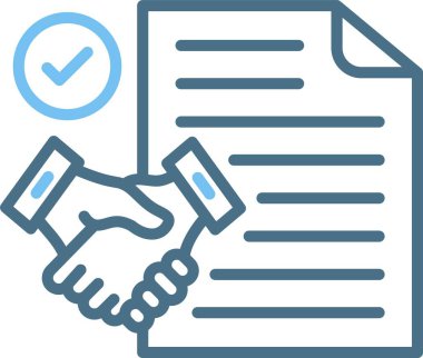 Kağıt Satırı İki Renk Simgesi