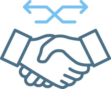 Ortak Satır İki Renk Simgesi