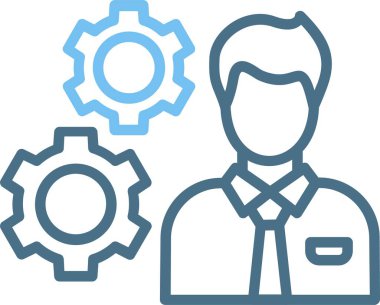 Yönetim Satırı İki Renk Simgesi