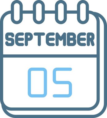 5 Eylül Satır İki Renk Simgesi