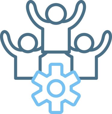 Takım Destek Satırı İki Renk Simgesi