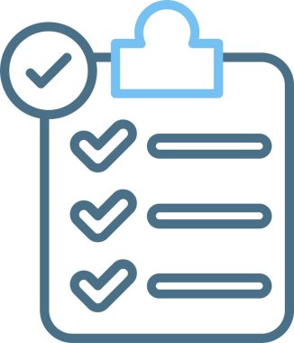 Ajanda Satırı İki Renk Simgesi