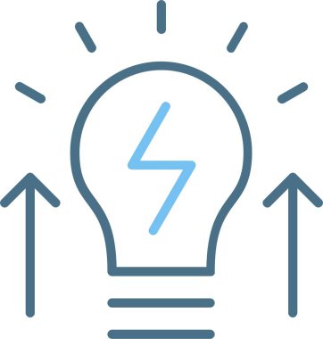 Enerji Satırı İki Renk Simgesi