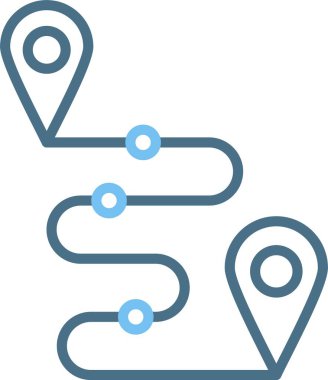 Yönlendirici Satırı İki Renk Simgesi